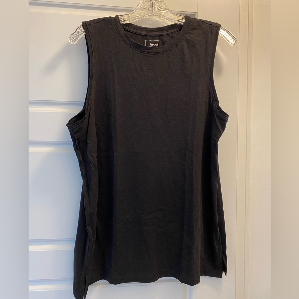 Sonoma Goods for Life tank top, size L, black